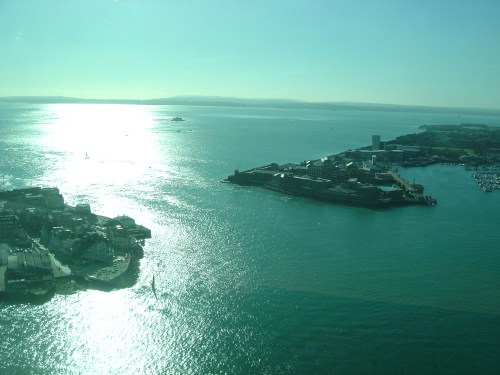 Spinnaker Tower view north: Portsmouth Dockyard Heritage Area. Image by J. D. Davies.