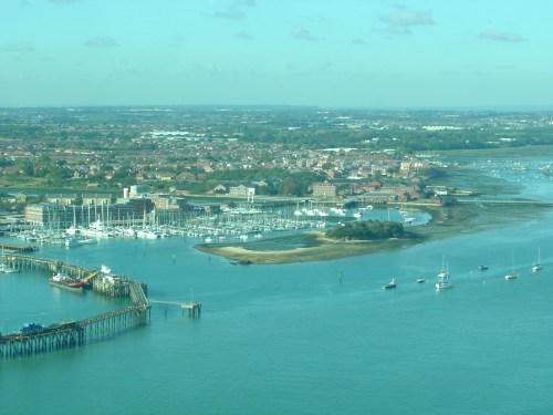 Spinnaker Tower view northwest: Royal Clarence Victualling Yard, Priddy’s Hard. Image by J. D. Davies.