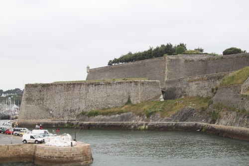 Approaching Citadelle Vauban Belle-Île, Brittany Tour 2010
