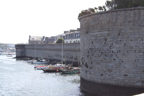 Approaching Citadelle Vauban Belle-Île, Brittany Tour 2010