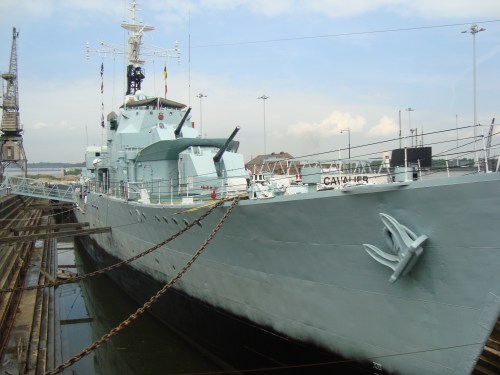 HMS Cavalier built at Samuel White's Isle of Wight yard 1944. Image by J. D. Davies.