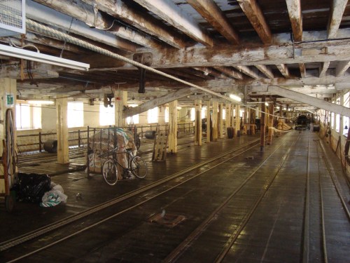 1780s Chatham Ropery: 1,128 foot long laying floor. Image by J. D. Davies.